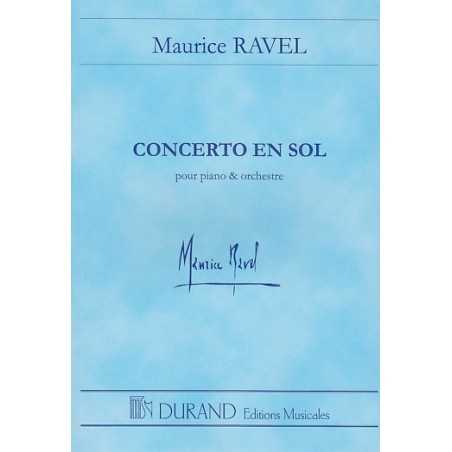 CONCERTO EN SOL POUR PIANO ET ORCHESTRE (Poche)