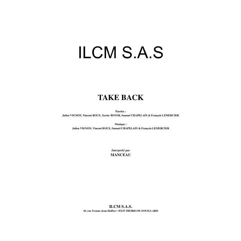 TAKE BACK 