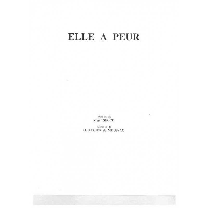 ELLE A PEUR