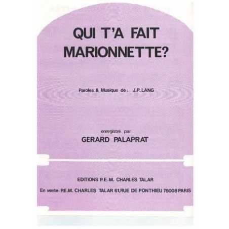 QUI T'A FAIT MARIONNETTE ?