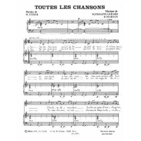 TOUTES LES CHANSONS