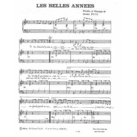 LES BELLES ANNÉES