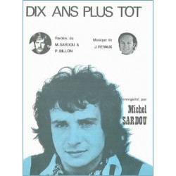 DIX ANS PLUS TÔT