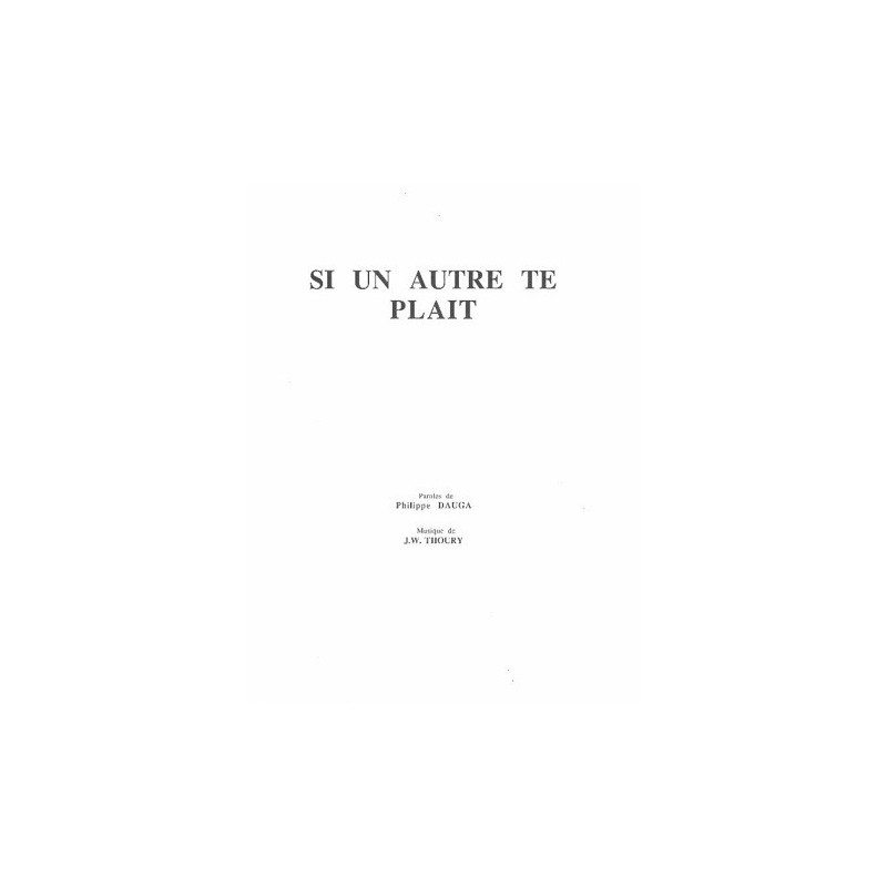 SI UN AUTRE TE PLAIT