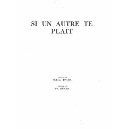 SI UN AUTRE TE PLAIT