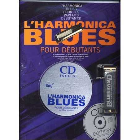 L'HARMONICA BLUES POUR DÉBUTANTS (HARMONICA + CD)
