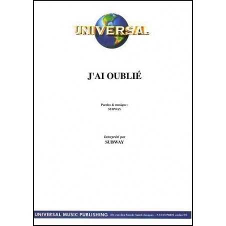 J'AI OUBLIÉ