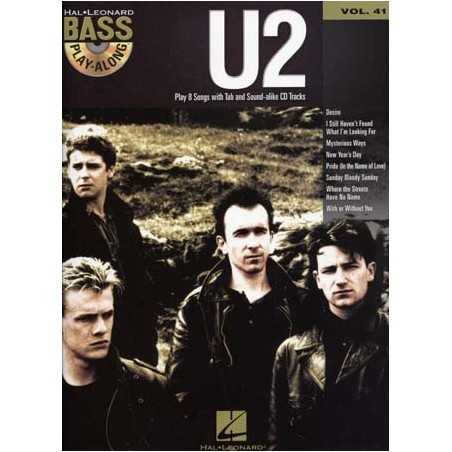 BASS PLAY-ALONG VOL.41 - U2