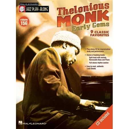 JAZZ PLAY-ALONG Vol.156 : THELONIOUS MONK Early Gems (+CD)