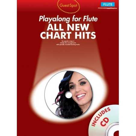 GUEST SPOT : ALL NEW CHART HITS PLAYALONG FOR FLUTE (+CD)