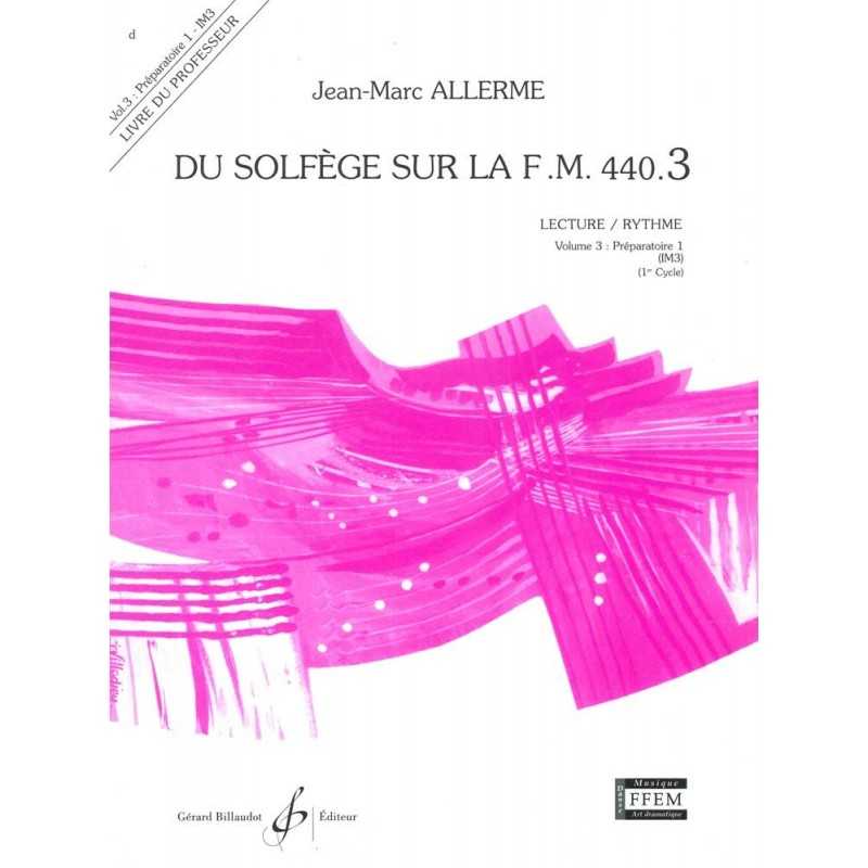 DU SOLFEGE SUR LA F.M. 440.3 - LECTURE/RYTHME - PROFESSEUR