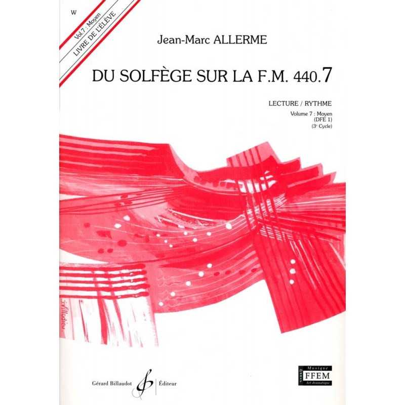 DU SOLFEGE SUR LA F.M. 440.7 - LECTURE/RYTHME - ELEVE - LIVRE SEUL
