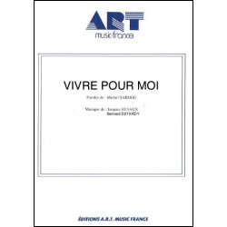 Sheet music VIVRE POUR MOI Séverine