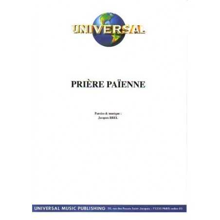 PRIÈRE PAÏENNE