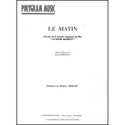 Sheet music LE MATIN Goran BREGOVIC