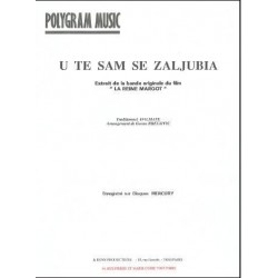 Sheet music U TE SAM SE ZALJUBIA Goran BREGOVIC