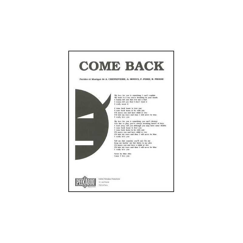 COME BACK