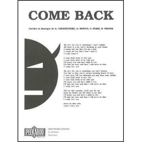 COME BACK