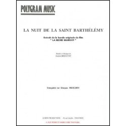 Sheet music LA NUIT DE LA SAINT BARTHÉLÉMY Goran Bregovic