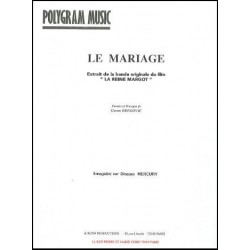 Sheet music LE MARIAGE Goran Bregovic