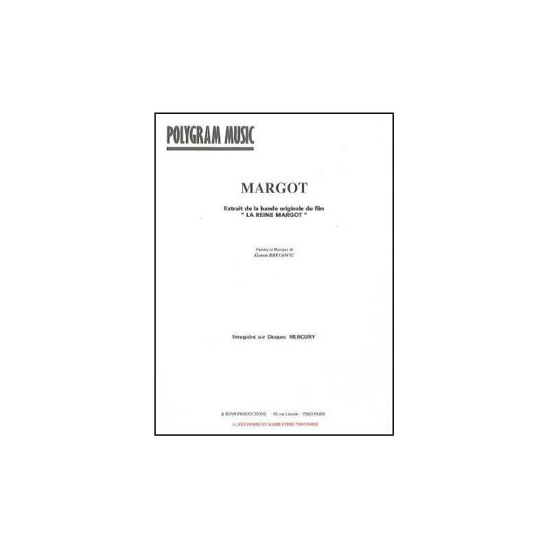 Sheet music MARGOT Goran BREGOVIC