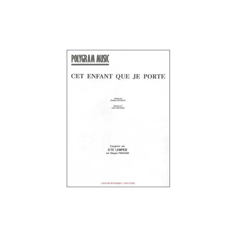 CET ENFANT QUE JE PORTE