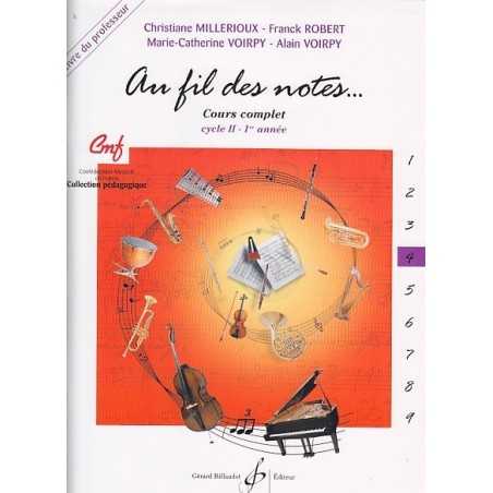 AU FIL DES NOTES VOLUME 4 - LIVRE DU PROFESSEUR