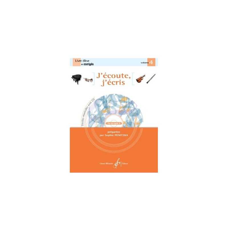 J'ÉCOUTE, J'ÉCRIS VOL.4 (+CD)
