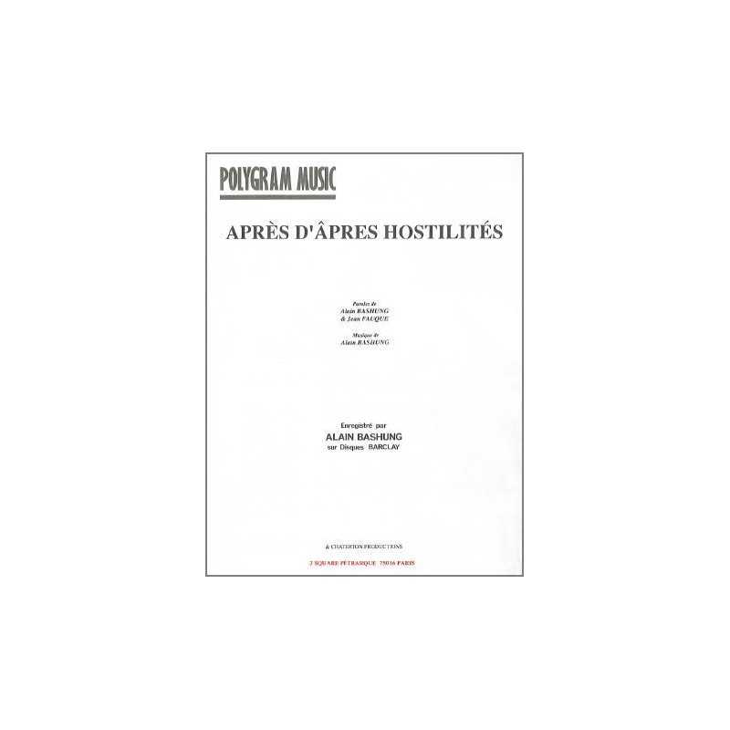 APRÈS D'ÂPRES HOSTILITÉS