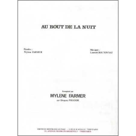AU BOUT DE LA NUIT