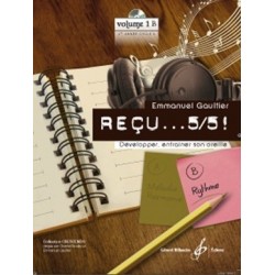 RECU...5/5  - CYCLE I 1ERE ANNEE - VOLUME B RYTHME (+CD)