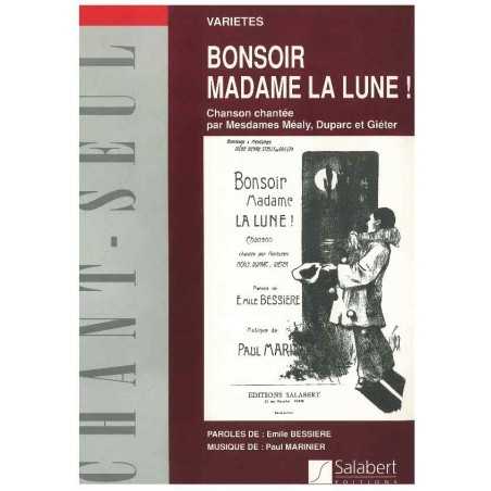 BONSOIR MADAME LA LUNE !