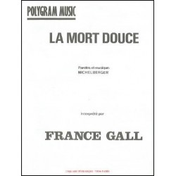 Partition LA MORT DOUCE France Gall
