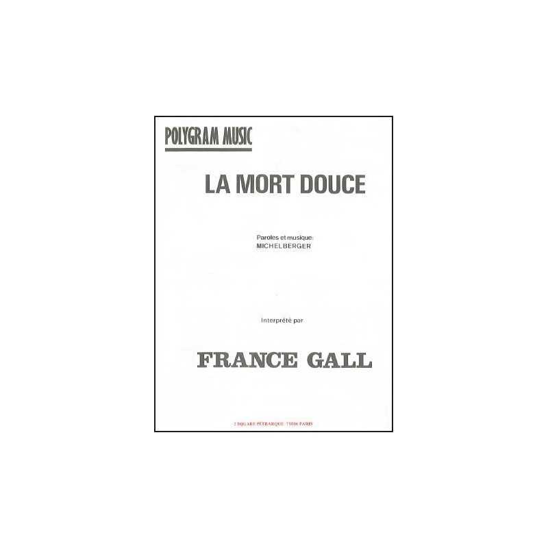 Partition LA MORT DOUCE France Gall