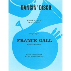 Partition DANCIN' DISCO France Gall