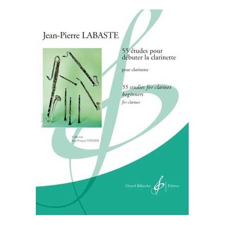 55 ETUDES POUR DEBUTER LA CLARINETTE