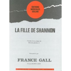 Partition LA FILLE DE SHANNON France Gall