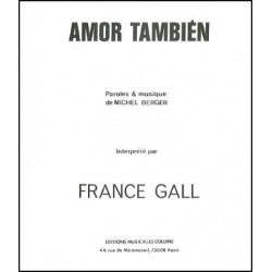 Partition AMOR TAMBIÉN France Gall