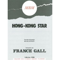Partition HONG-KONG STAR France Gall