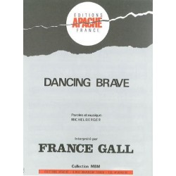 Sheet music DANCING BRAVE France Gall