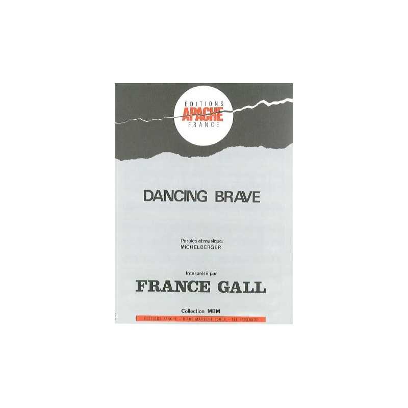 Sheet music DANCING BRAVE France Gall