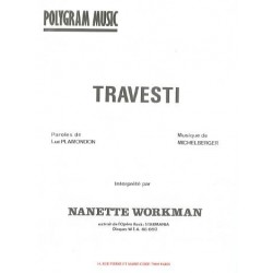 Sheet music TRAVESTI Starmania