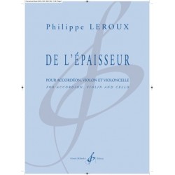 DE L'EPAISSEUR