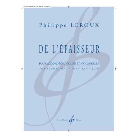 DE L'EPAISSEUR