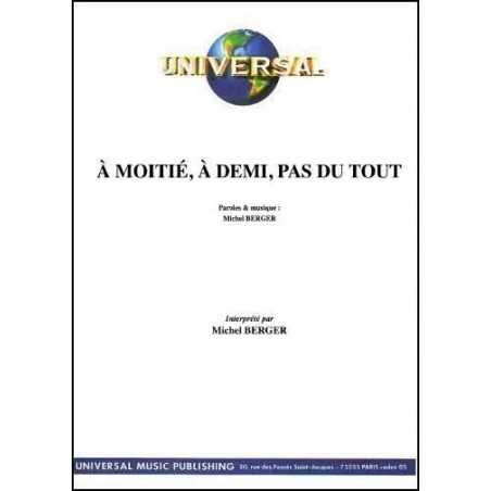 À MOITIÉ, À DEMI, PAS DU TOUT