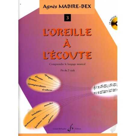 L'OREILLE A L'ECOUTE VOLUME 3 (+CD)