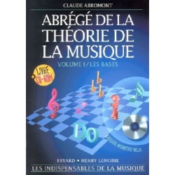 ABRÉGÉ DE LA THÉORIE DE LA MUSIQUE Vol.1 (CD-ROM)