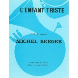 Partition L'ENFANT TRISTE Michel Berger