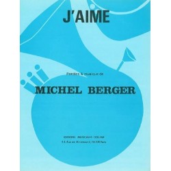 Partition J'AIME Michel Berger