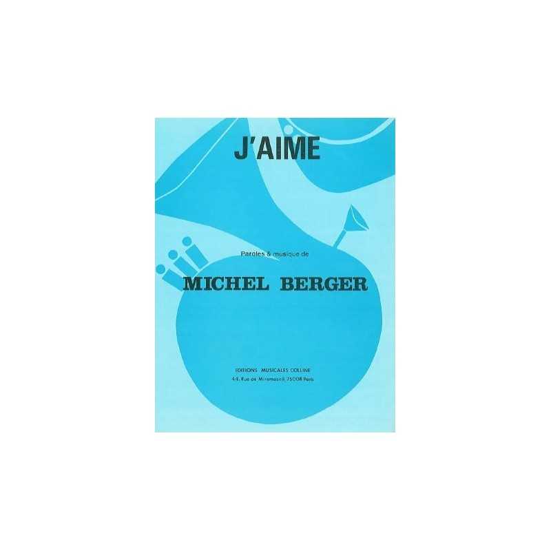 Partition J'AIME Michel Berger